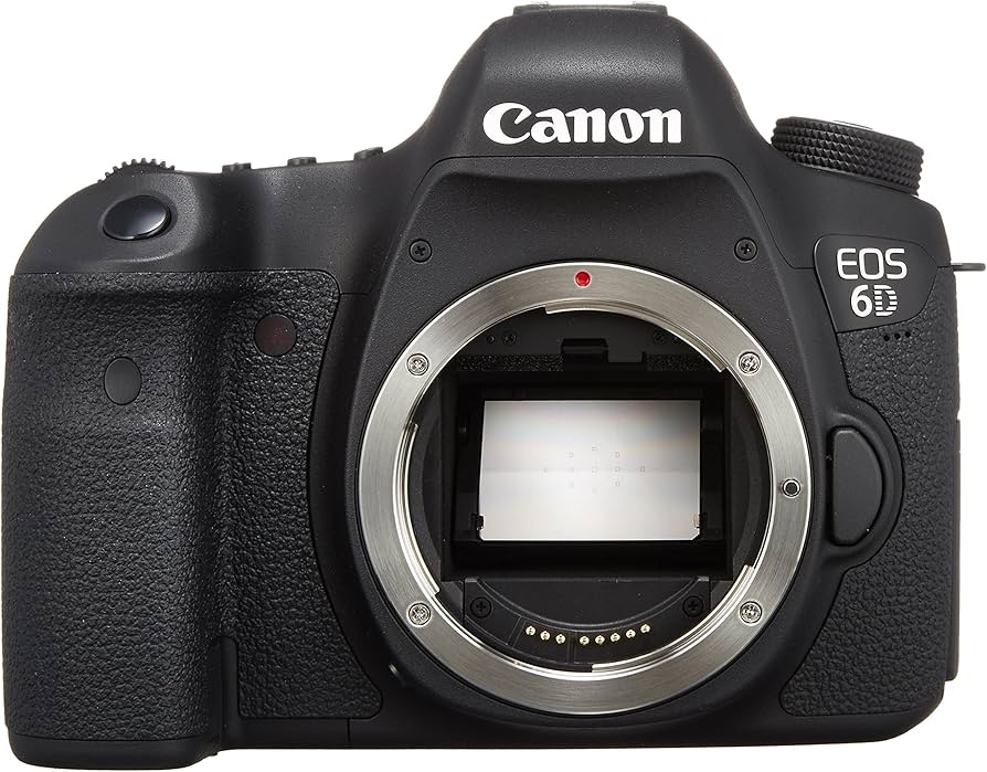 Canon EOS 6D 20.2 MP CMOS Digital SLR Camera with 3.0-Inch LCD (Body Only) - Wi-Fi Enabled - International Version (No Warranty)